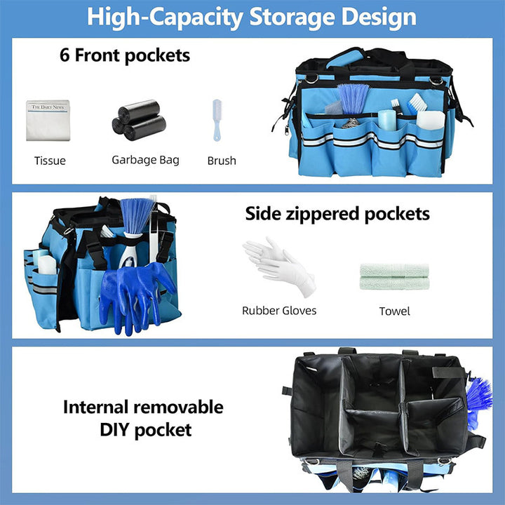 Multifunctional tool bag with organizer Bowlift