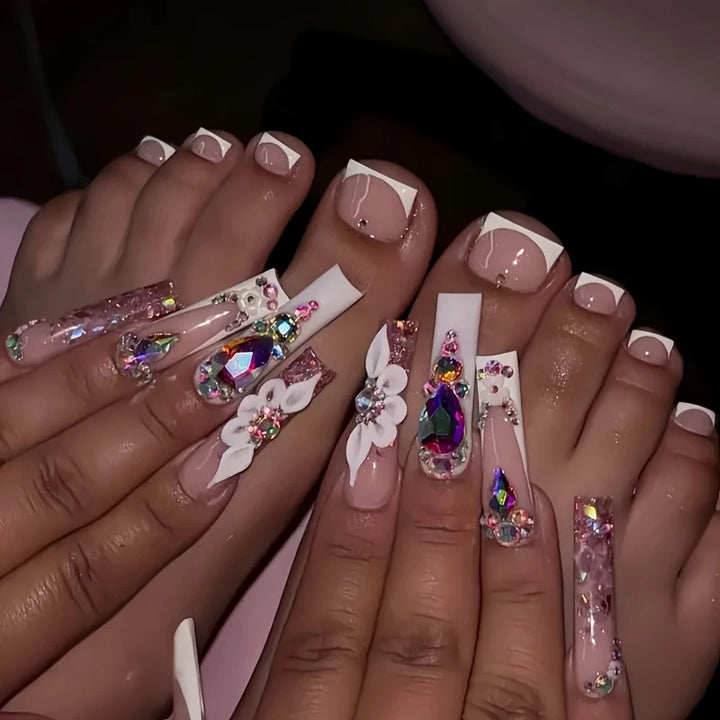 Decorative 3D Nail Art Enhancements Set Bowlift