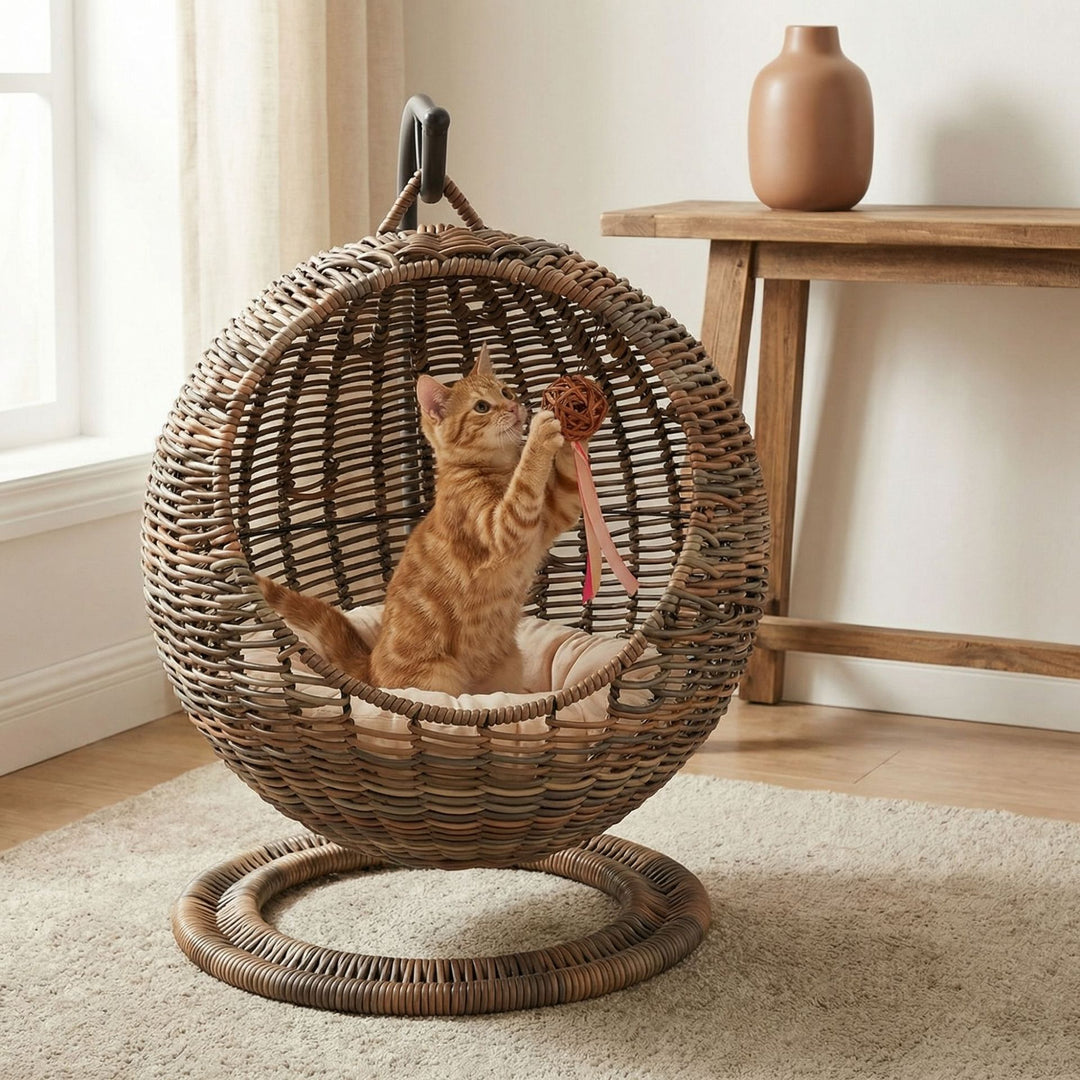 Hanging basket with comfortable padding Bowlift