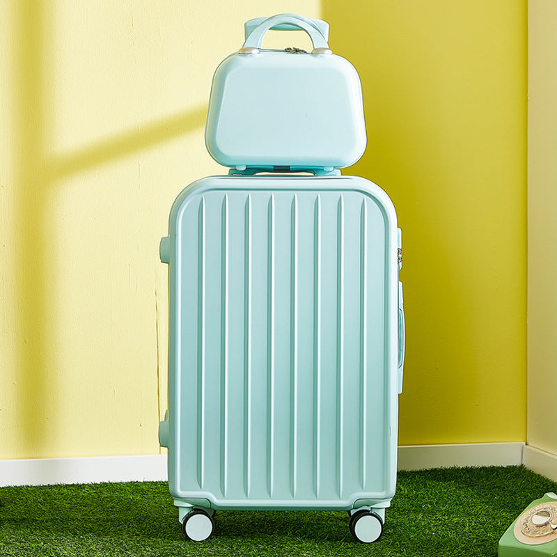 Unisex Durable Expandable Hard-Shell Suitcase Bowlift