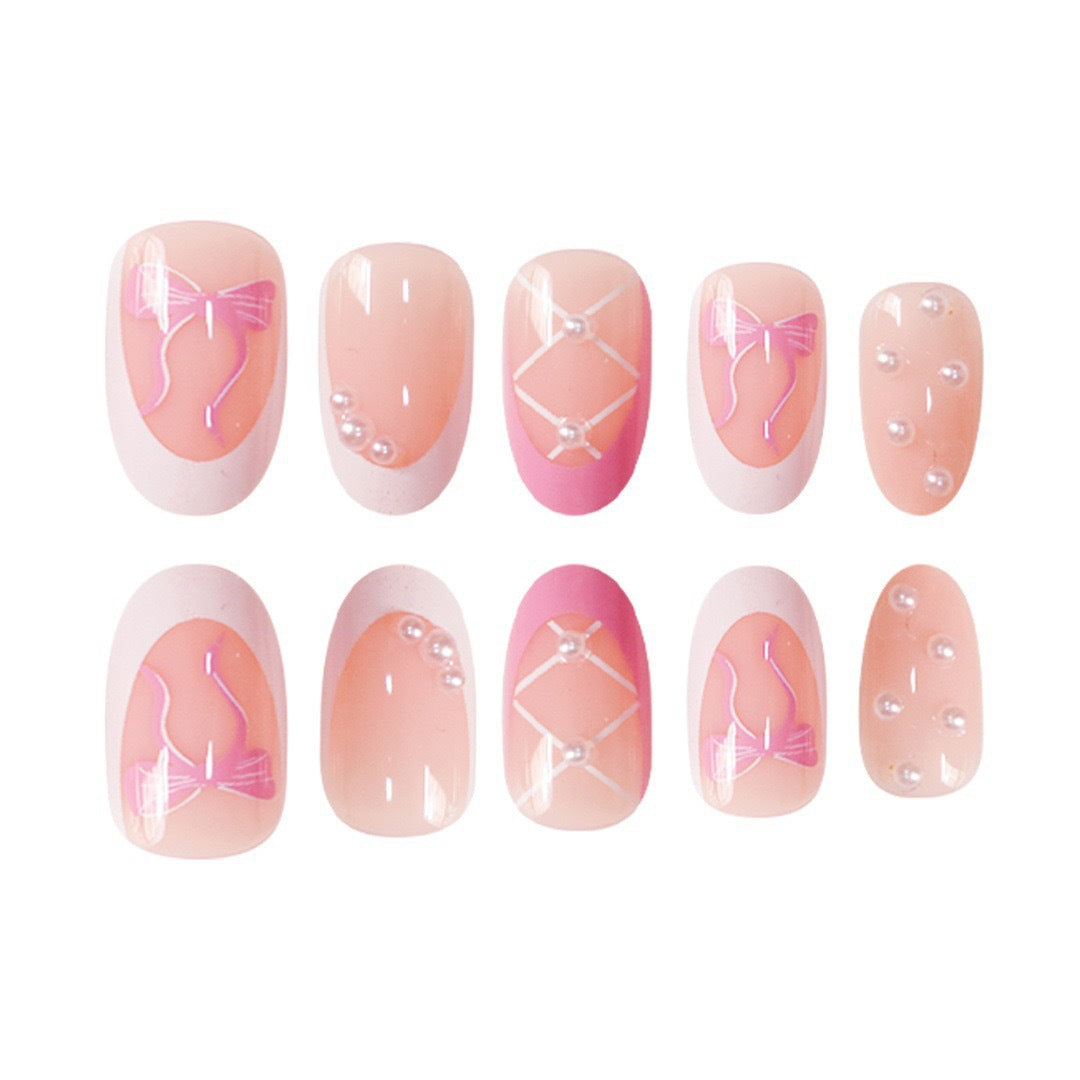 Elegant Decorative Nail Art Design Bowlift
