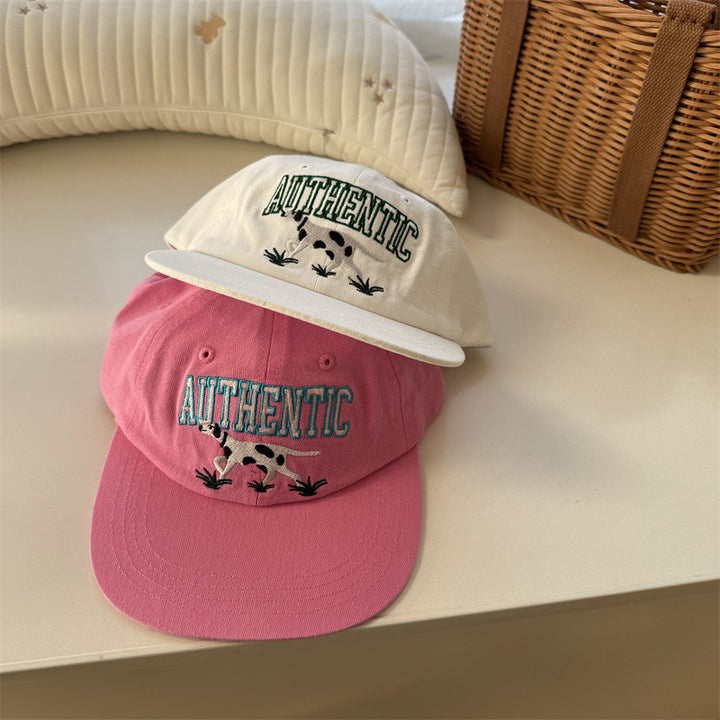 Women's Embroidered Cow Graphic Baseball Cap Bowlift