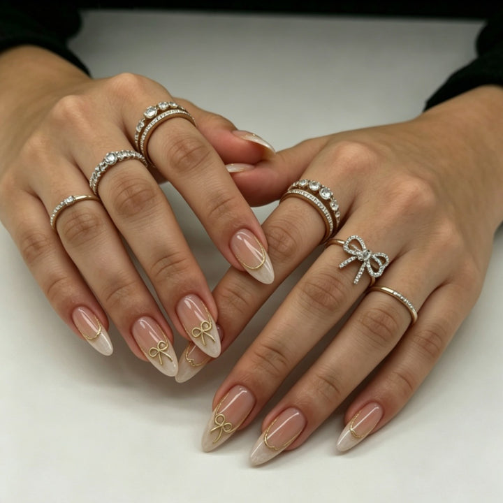 Elegant Artificial Nails in Luxurious Design Bowlift