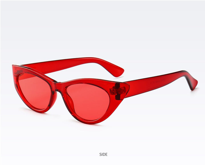 Cat-Eye Frame Sunglasses with Enhanced UV Protection Bowlift