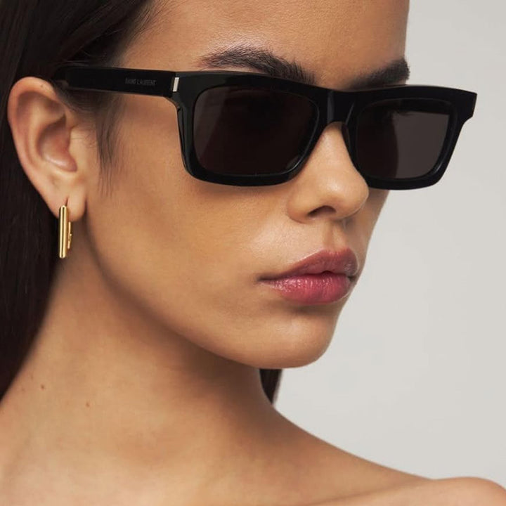 Women's square sunglasses with transparent lenses and stylish design Bowlift