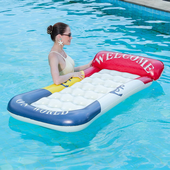 Women's Inflatable Relax Lounger with Maritime Design Bowlift