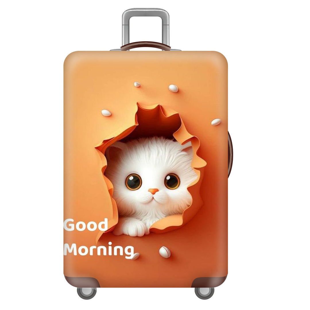 Unisex Hard-shell suitcase with cute cat motif Bowlift