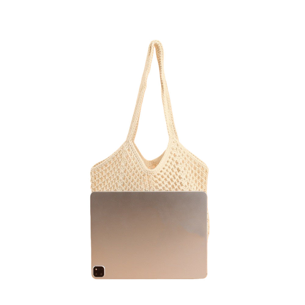 Natural Woven Tote Bag Bowlift