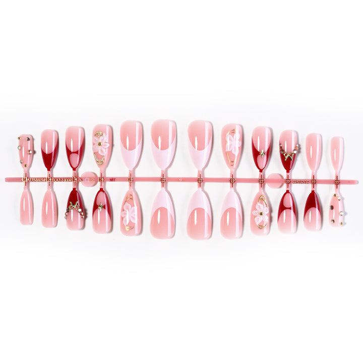 Decorative Nail Art Press-On Set Bowlift
