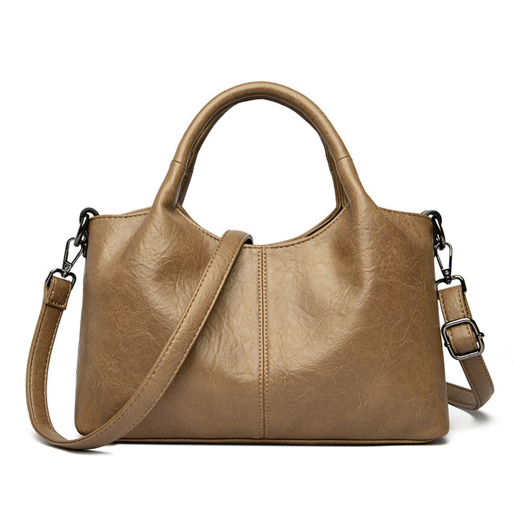 Classic Faux Leather Handbag Bowlift