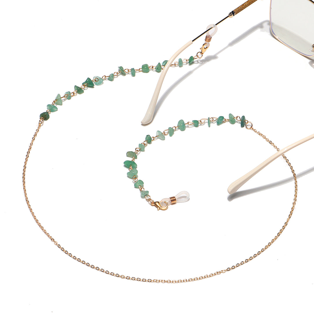 Natural Stone Beaded Eyewear Chain Bowlift
