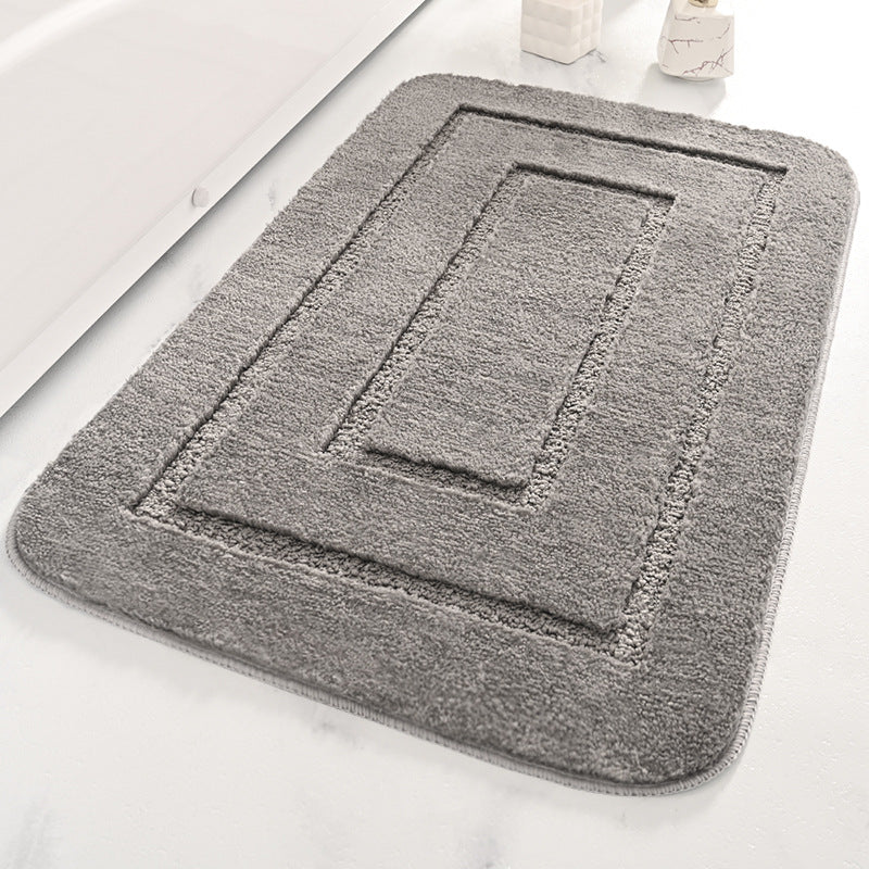 Plush Pile Bathroom Mat