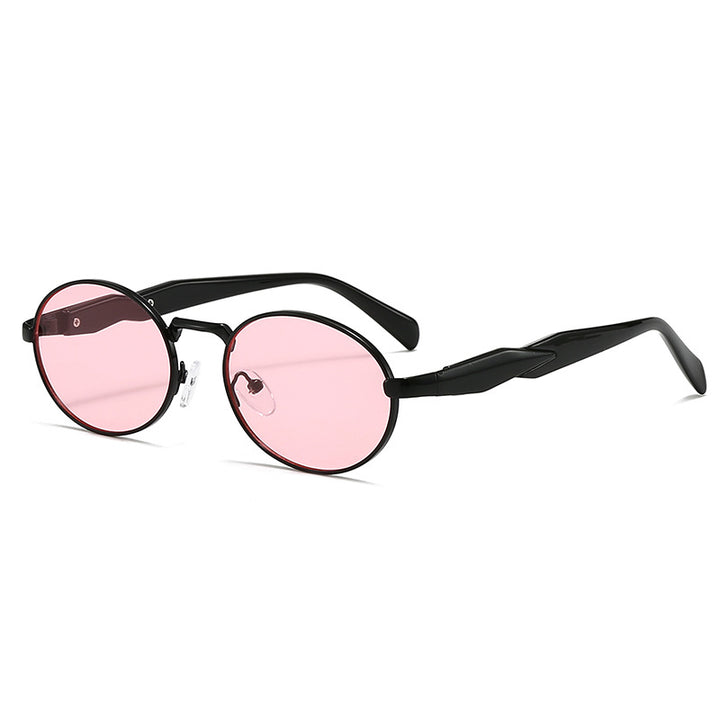 Retro Oval Frame Sunglasses