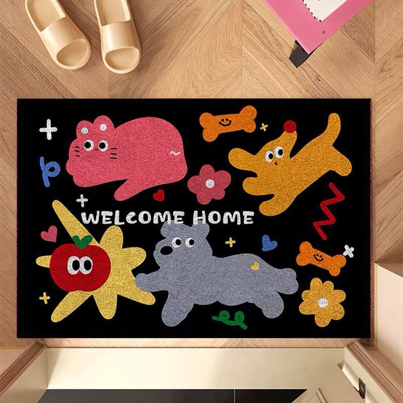 Fun Cartoon-Themed Welcome Mat Bowlift