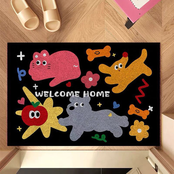Fun Cartoon-Themed Welcome Mat Bowlift