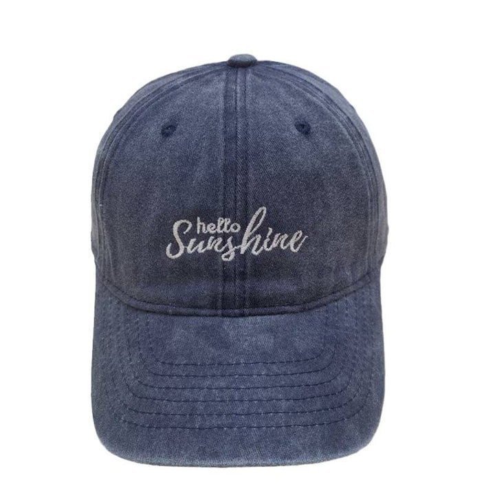 Women's Embroidered Cotton Baseball Cap Bowlift