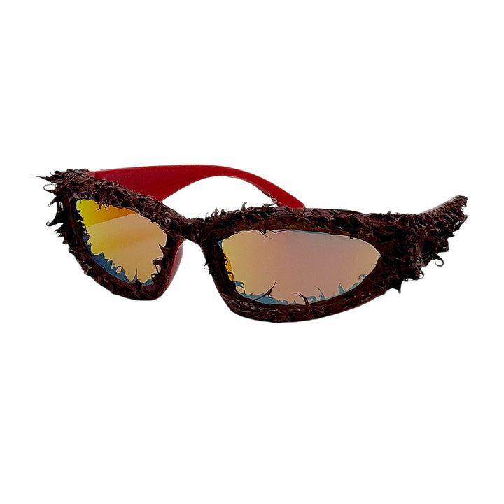 Women's sporty sunglasses with innovative, artistic frame Bowlift