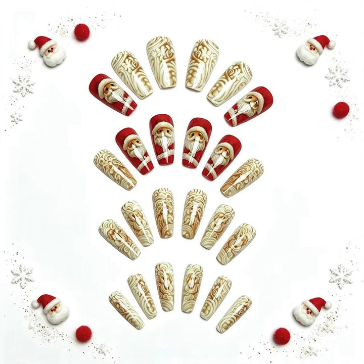 3D Decorative Holiday Nail Art Bowlift