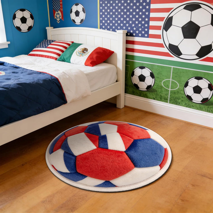 Football Theme Rug