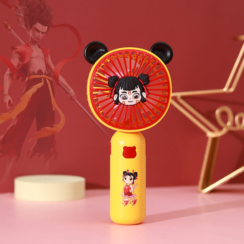 Women's portable handheld fan with creative animal ears Bowlift