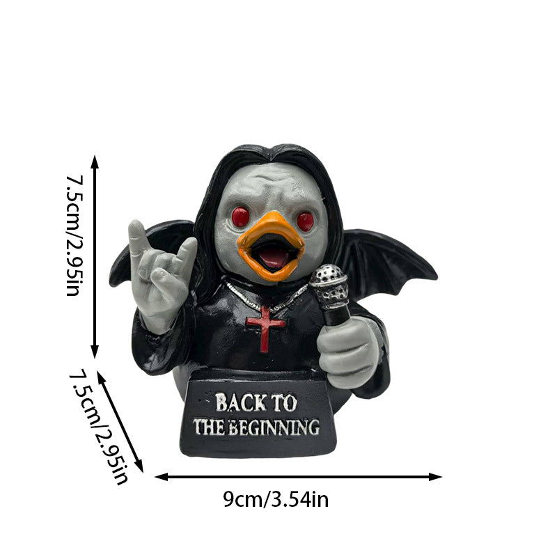 Funny rubber duck with rocker design Bowlift