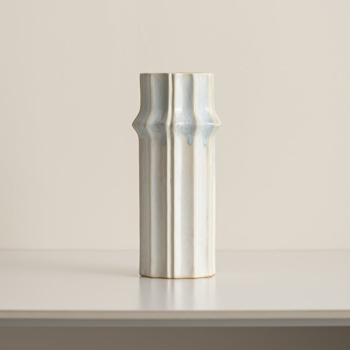 Tall Textured Ceramic Vase