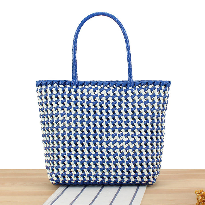 Large Tote Bag Made of Woven Material Bowlift