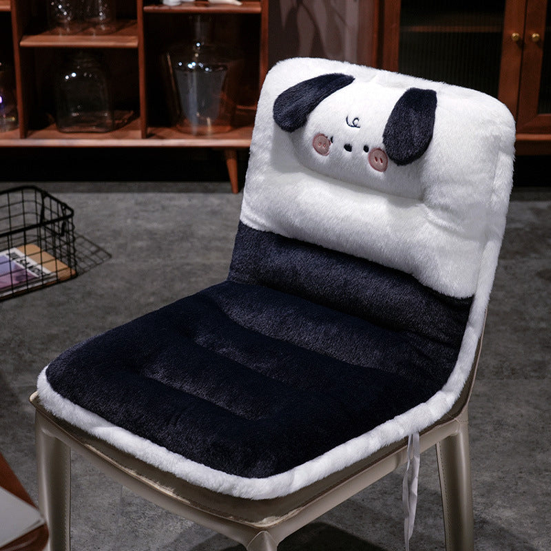 Plush seat cushion with animal design Bowlift