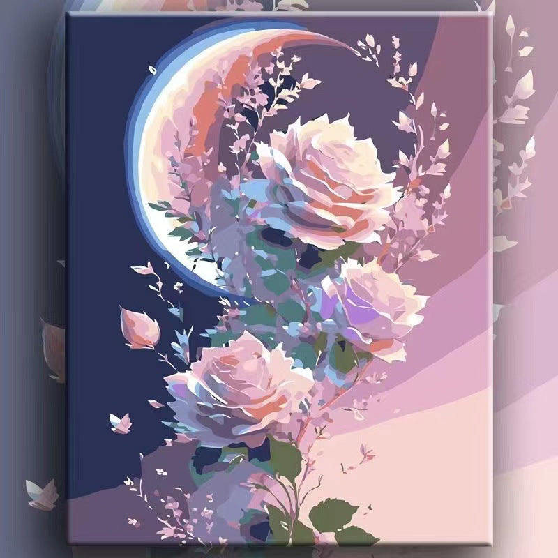 Floral Landscape Canvas Art Bowlift