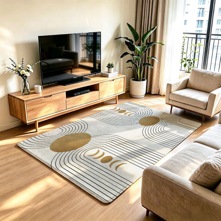 Decorative Butterfly Print Area Rug