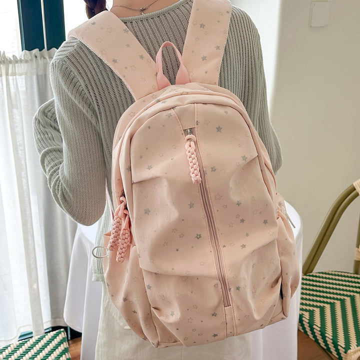 Star-Patterned Casual Backpack Bowlift 1791204622