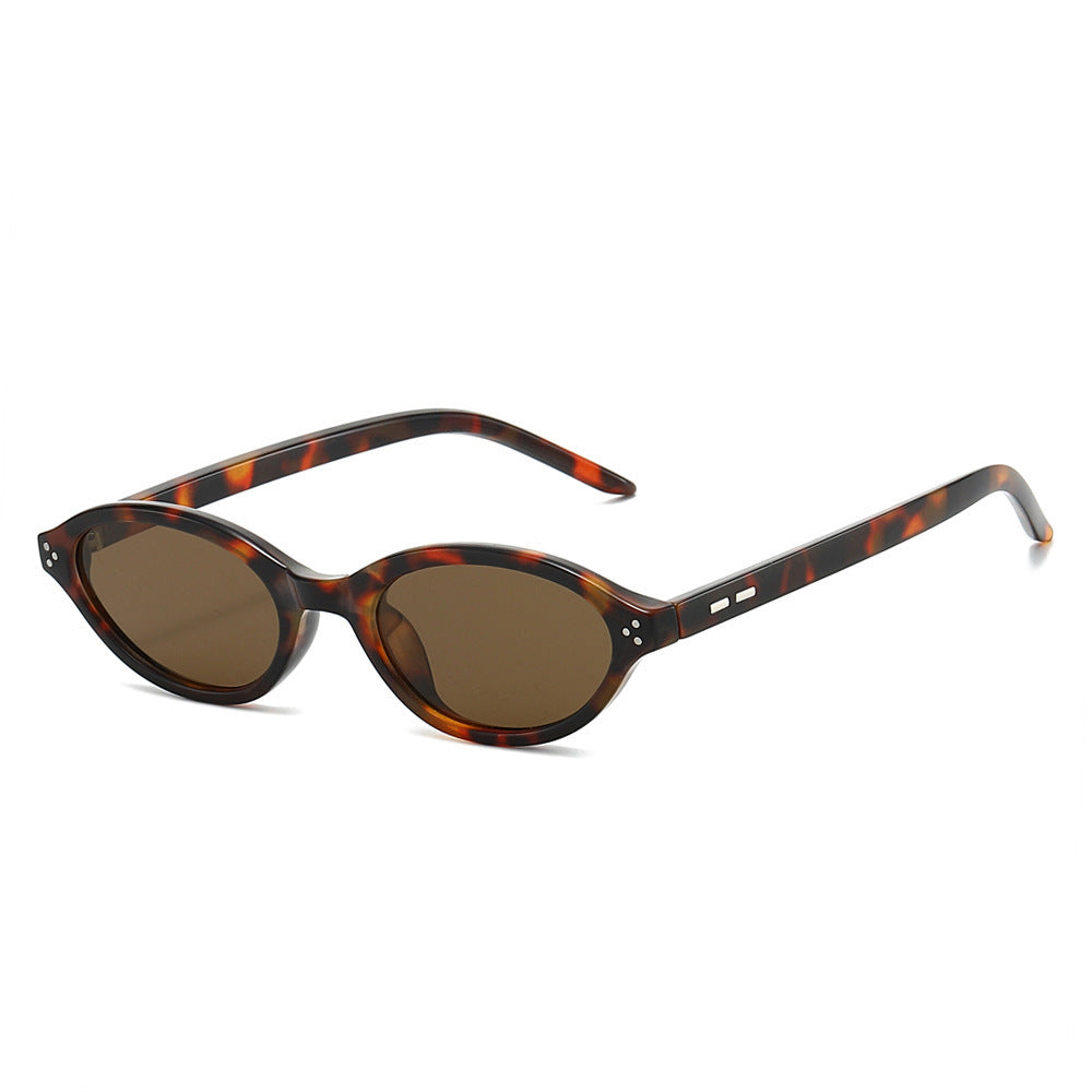 Retro-Inspired Oval Frame Sunglasses Bowlift 1787812534