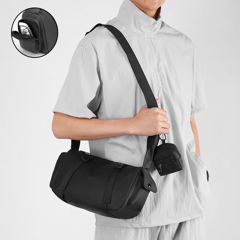 Shoulder bag with ergonomic design and versatile compartments Bowlift