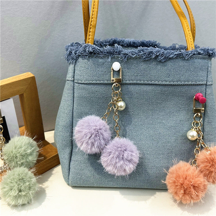Stylish Denim Tote Bag Bowlift