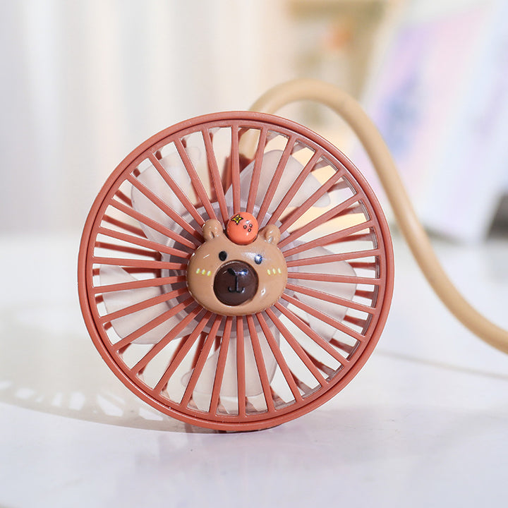 Women Portable Neck Fan with Flexible Design Bowlift