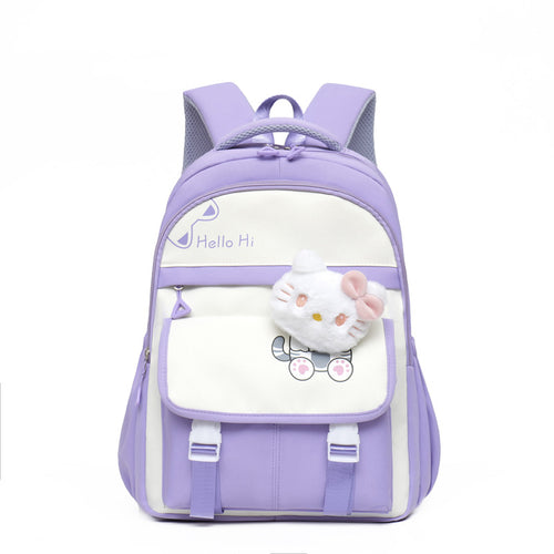 Playful Character Design School Backpack