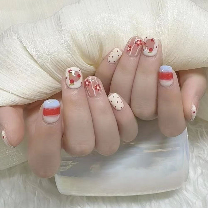 Artistic Decorative Press-On Nails Bowlift