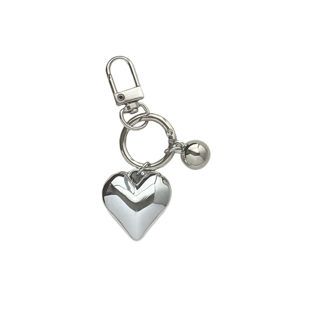 Chic Heart Charm Keychain Bowlift