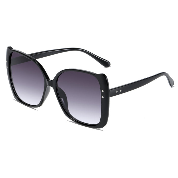Women oversized sunglasses with brown gradient Bowlift