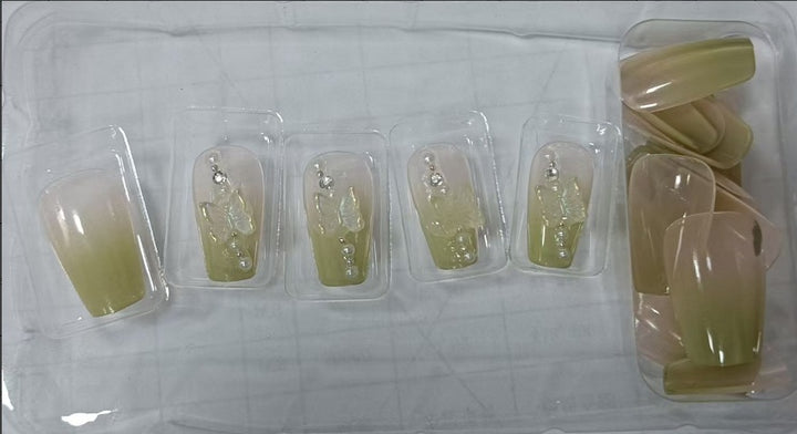Artful Nail Art with Cute Bunny Pattern Cold Bowlift