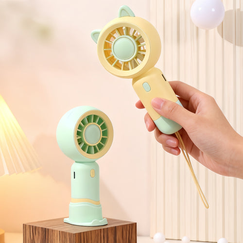 Portable Usb Hand Fan with Flexible Tilt Angle Bowlift