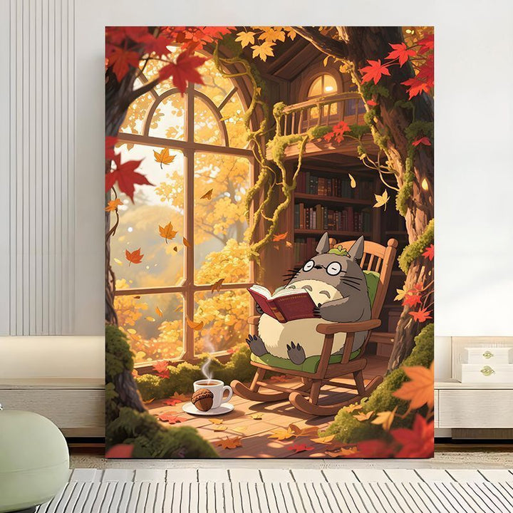 Enchanted Forest Scene Canvas Art Print Bowlift