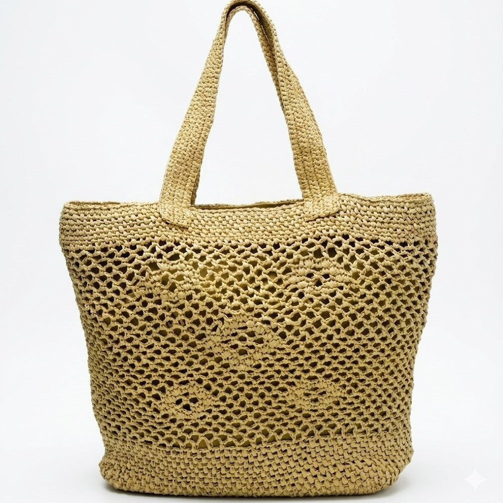 Handwoven tote bag with modern patterns Bowlift