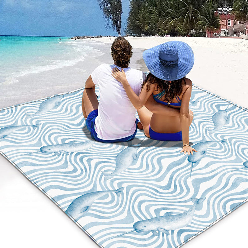 Picnic blanket in maritime design Bowlift