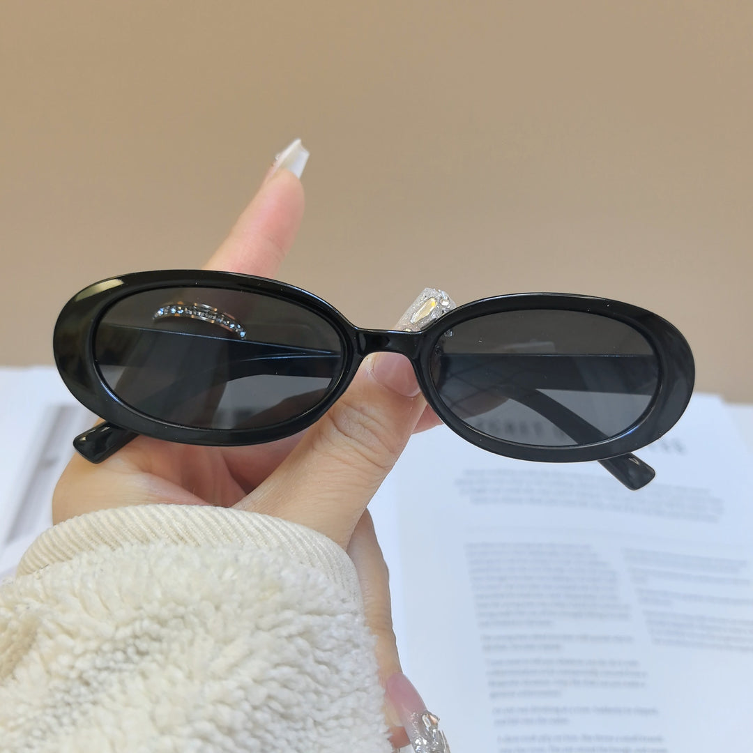 Chic Vintage Oval Sunglasses Bowlift