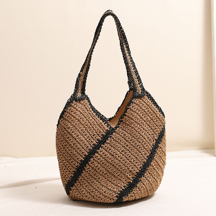 Braided beach bag with fashionable design Bowlift