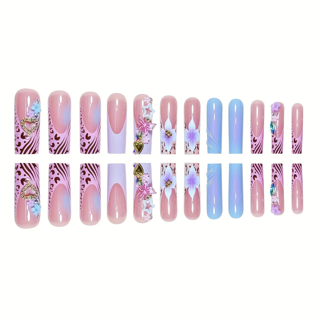 Decorative Long Nail Art Enhancements Bowlift