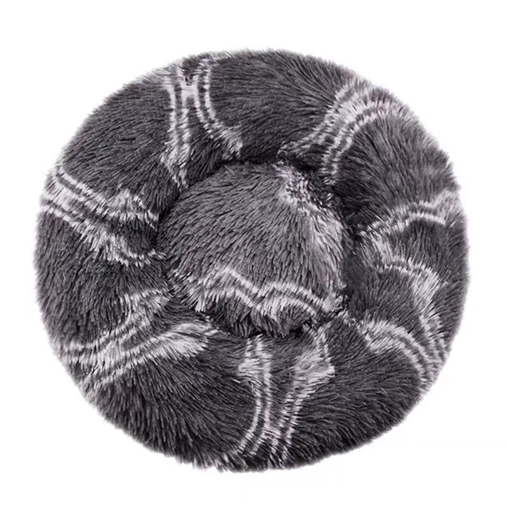Plush Round  Lounge Bed  Dog Bed