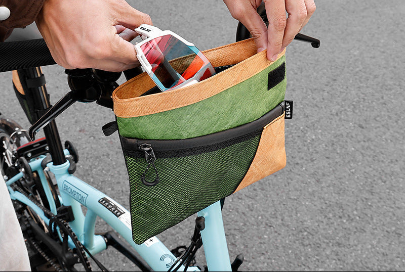 compact water-resistant travel crossbody pouch with mesh organizer and adjustable cord strap Bowlift