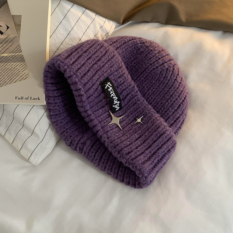 Stylish Ribbed Knit Beanie
